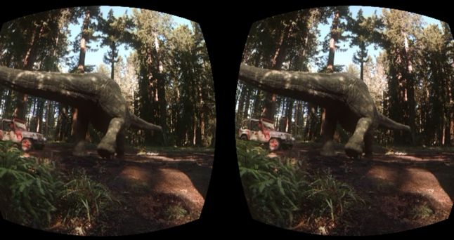 Jurassic World na Samsung Gear VR