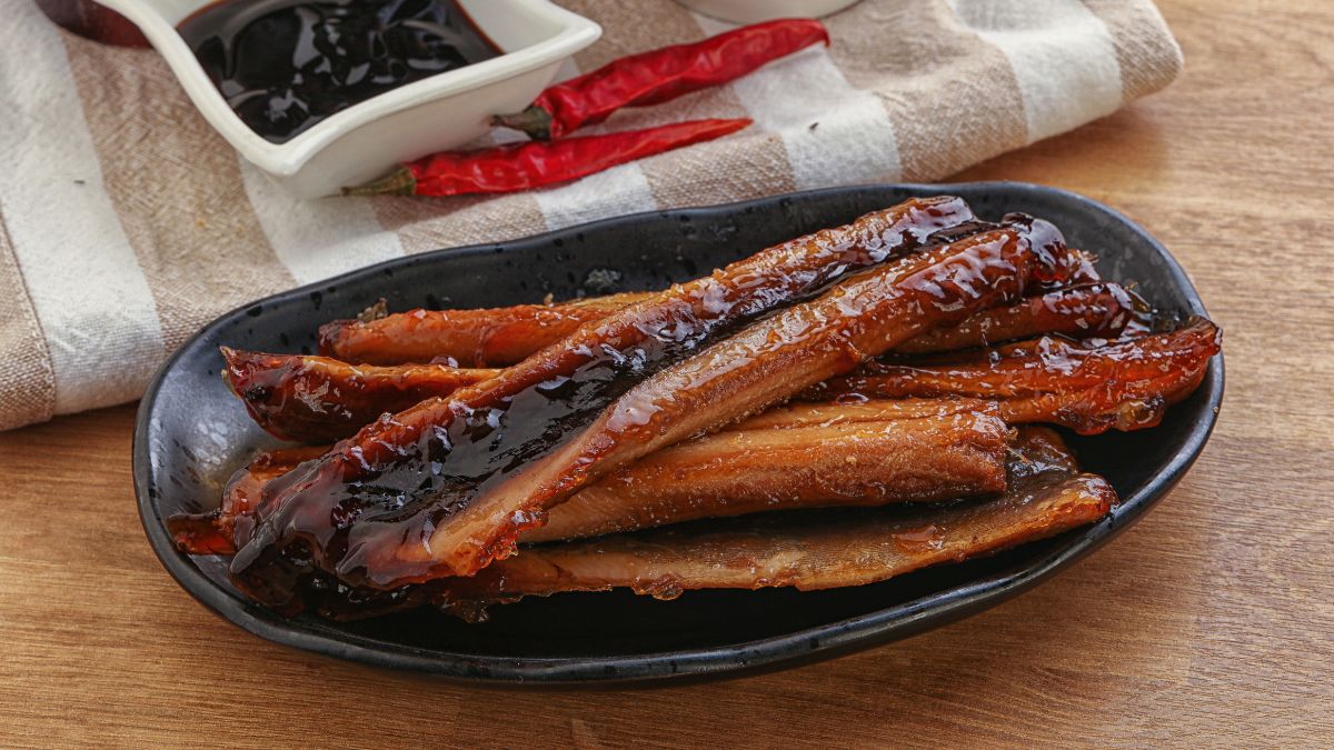 Węgorz w pieczonej wersji