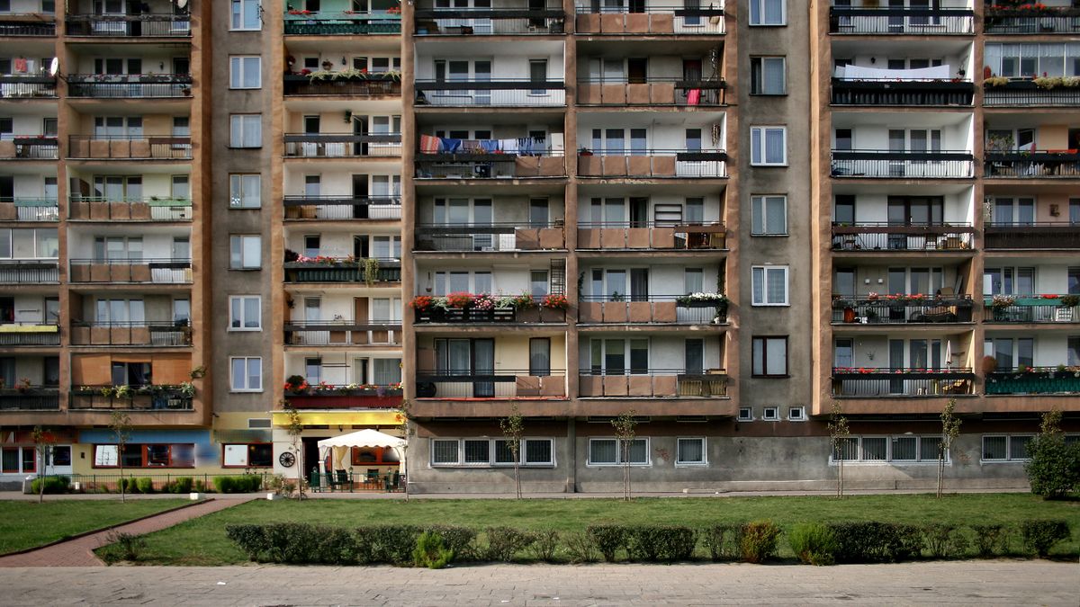 Socialist housing project in Warsaw, Poland
Socialist housing project in Warsaw, Poland