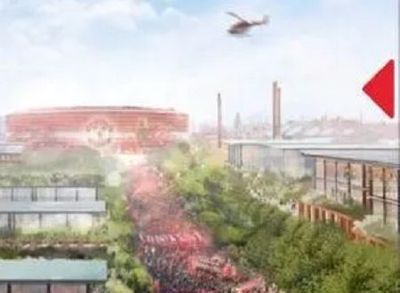 Visualisierung des Stadions von Manchester United