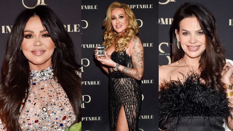 Celebrytki pozują na evencie z okazji premiery perfum Sylwii Peretti