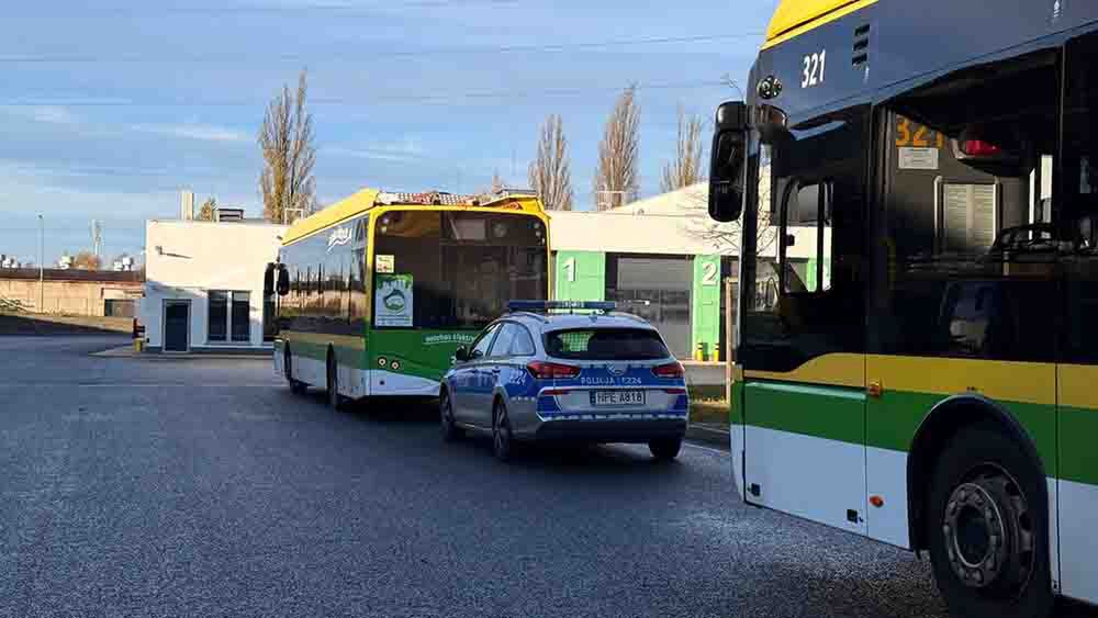 Zielona Góra: W zajezdni MZK pojawiła się policja z narkotestem