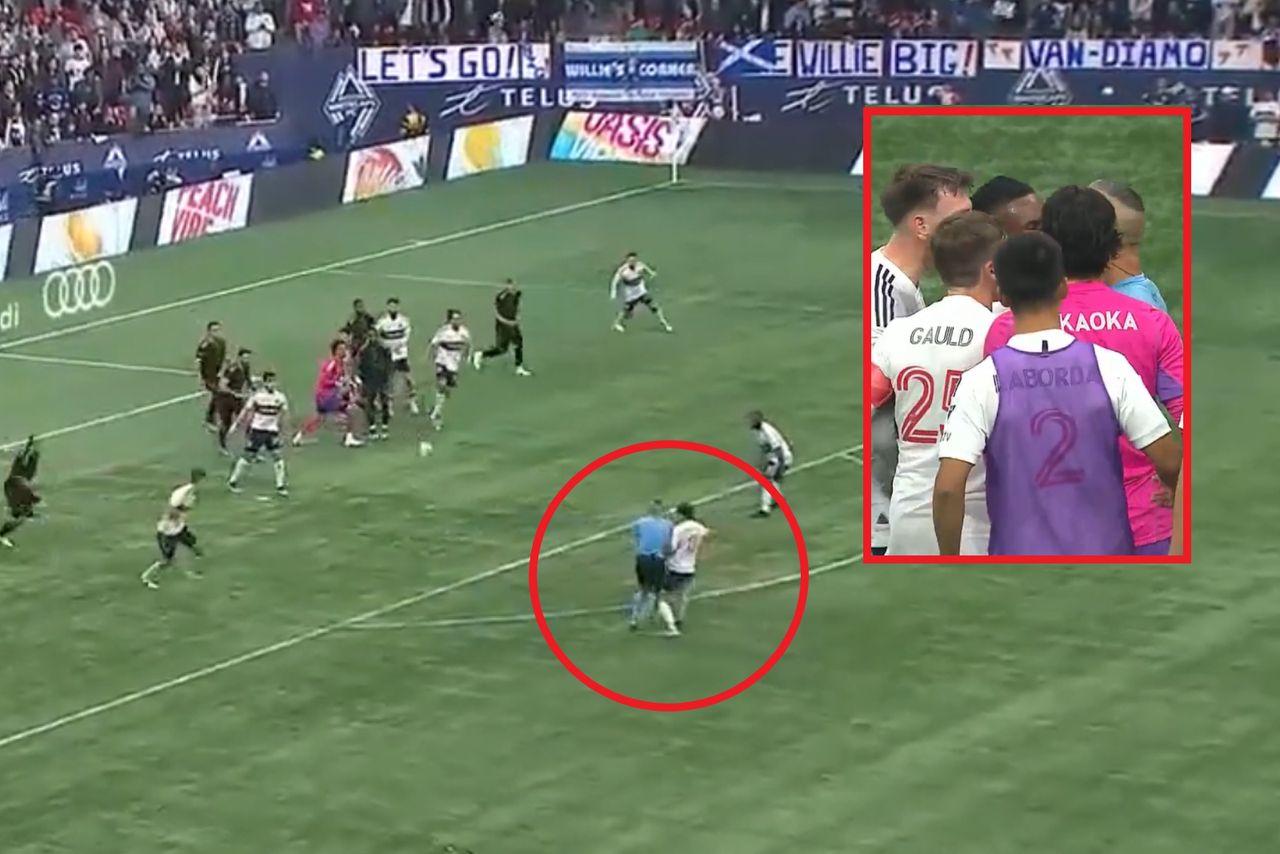 Referee's misstep sparks chaos in MLS playoff clash