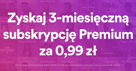 Spotify Premium za złotówkę na 3 miesiące