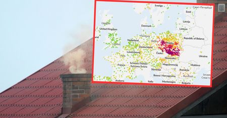 Smog. Jakość powietrza 10.01.2024. Polska ciemnym punktem na mapie Europy