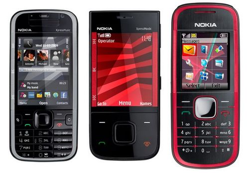Nokia 5730, Nokia 5330 i Nokia 5030 - specyfikacje