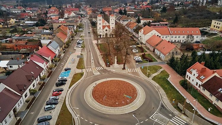 Nowe rondo w Szamocinie