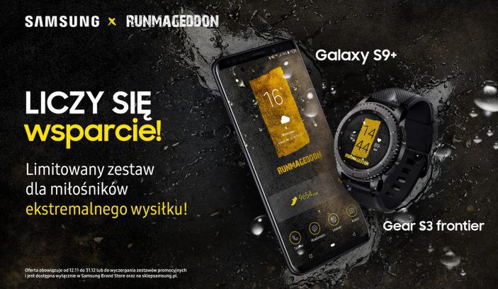 Samsung X Runmageddon, czyli specjalny zestaw Galaxy S9+ i Gear S3 Frontier