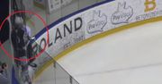Szokujące wydarzenie na lodowisku. Świętowanie bramki mogło się źle skończyć
