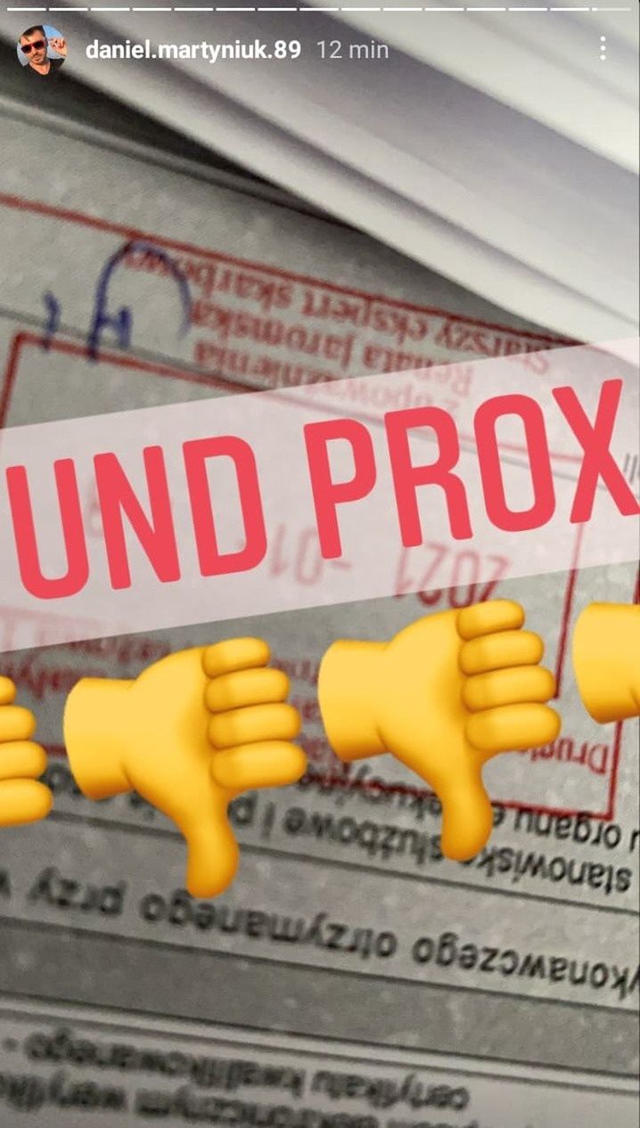 Daniel Martyniuk obrusza się na policję i pokazuje mandat