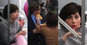 Lady Gaga odpoczywa na papierosku i karmi kanapką Adama Drivera (ZDJĘCIA)