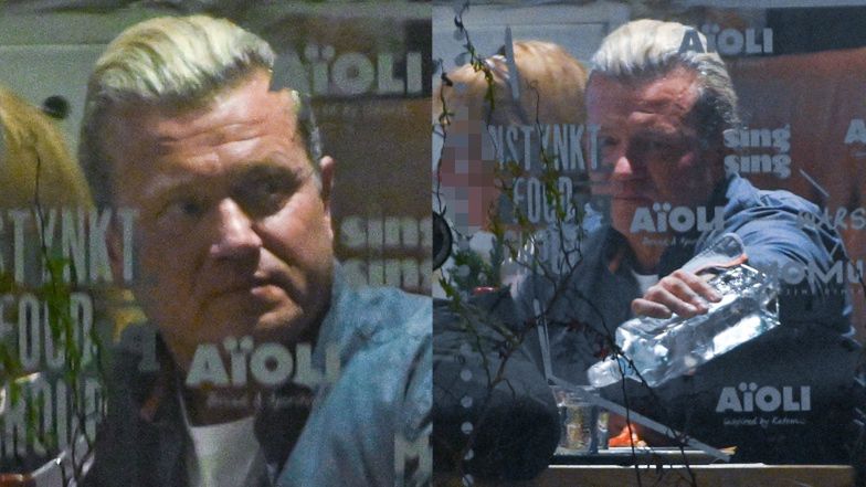 Jarosław Jakimowicz imprezuje w centrum Warszawy