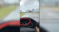 Kobieta na pełnym gazie. Ponad 100 km/h w zabudowanym