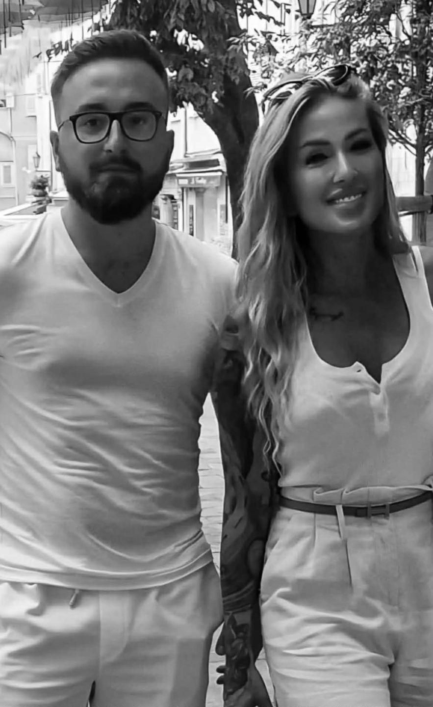 Sylwia Peretti z synem