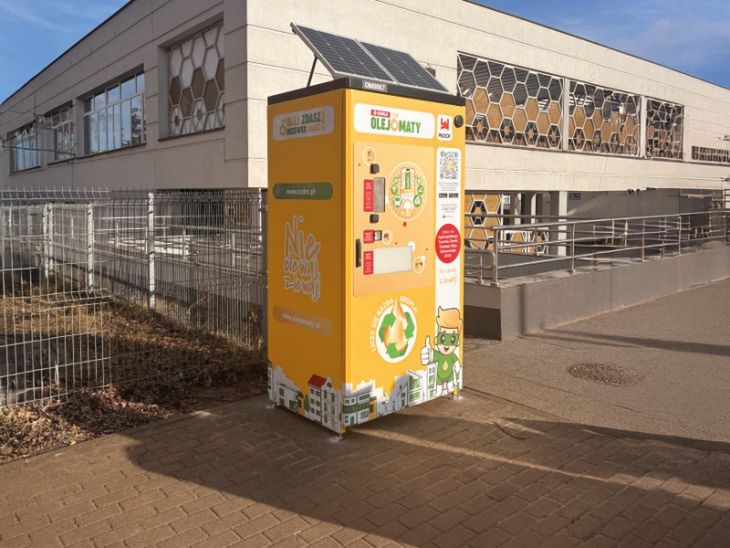 Olejomaty w Płocku. Miasto stawia na ekologię i odpowiedzialne gospodarowanie odpadami!