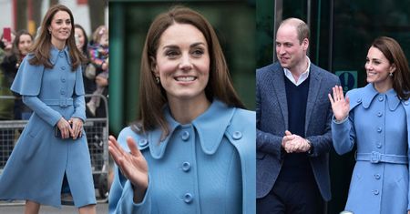 Księżna Kate w płaszczu za 9 tysięcy złotych żartuje z kolejnej ciąży. "William byłby niepocieszony" (FOTO)