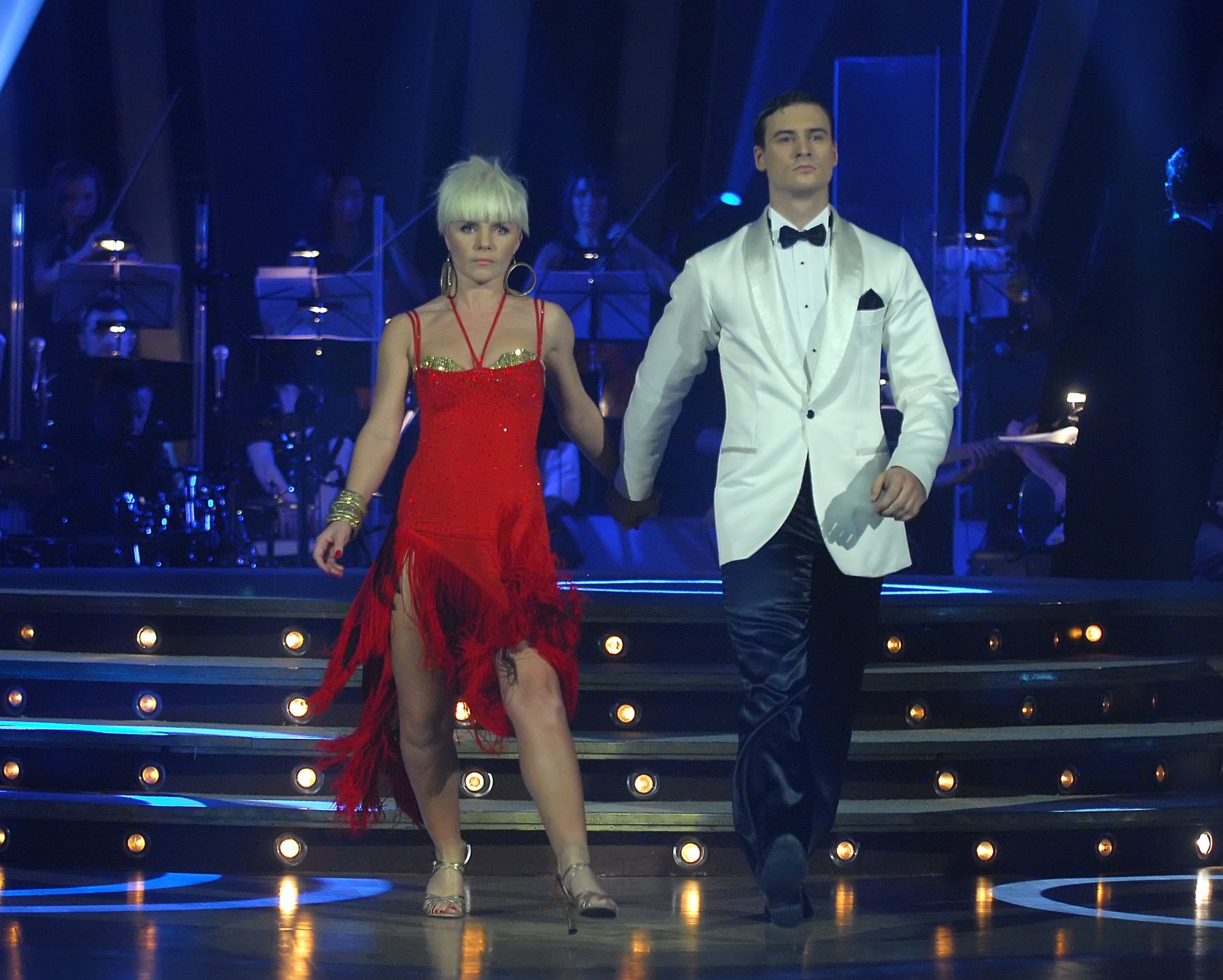 Ewa Szabatin i Mateusz Damięcki