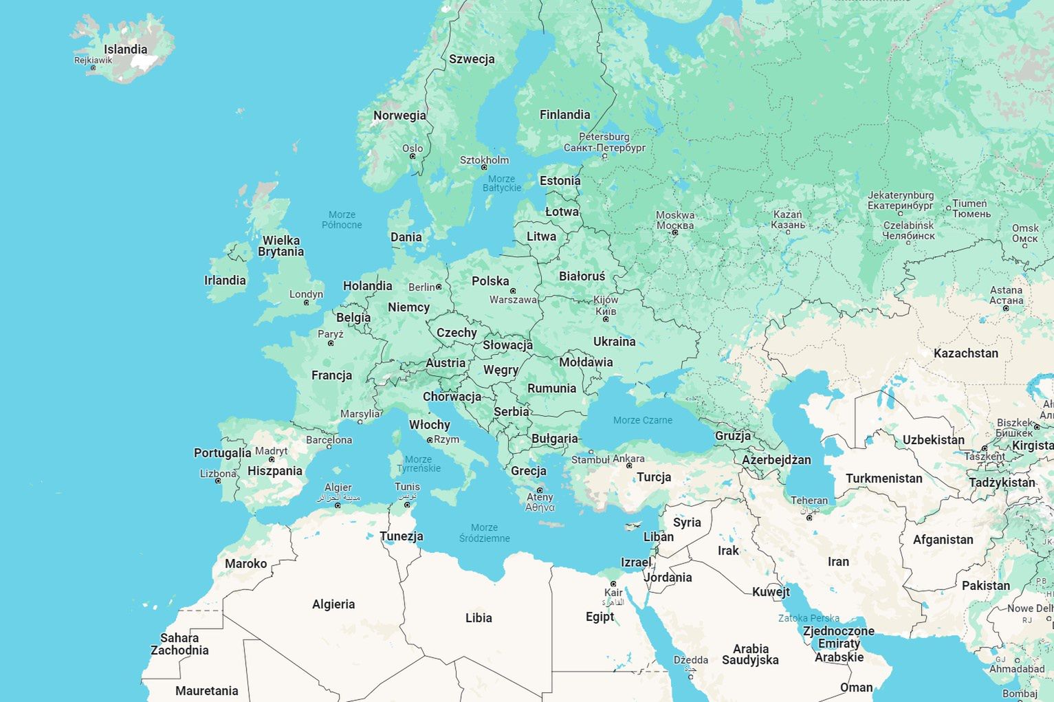 Mapy Google w odświeżonych kolorach