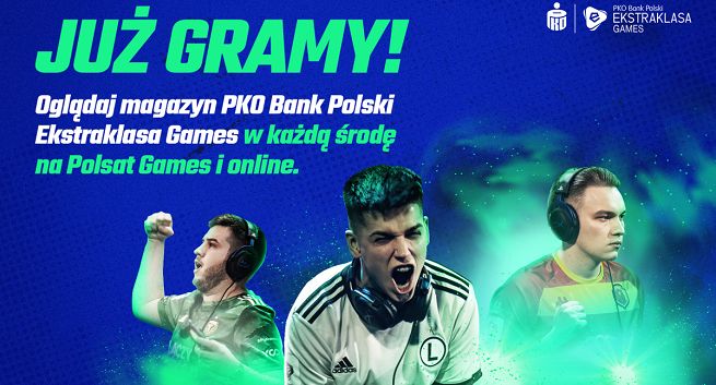 PKO Bank Polski Ekstraklasa Games z magazynem ligowym na Polsat Games i w kanałach on-line