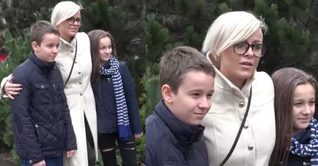 Mandaryna pozuje z Fabienne i Xavierem!