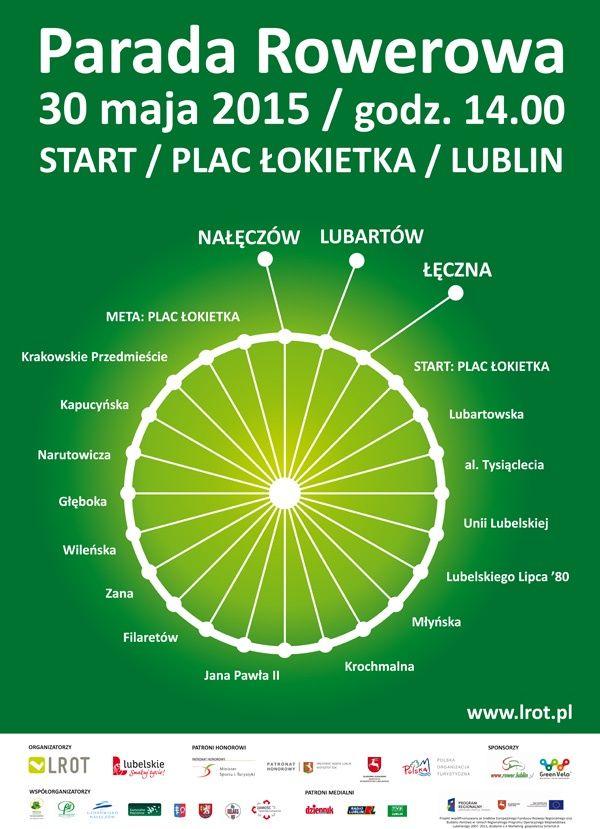 2015 PARADA ROWEROWA PLAKAT