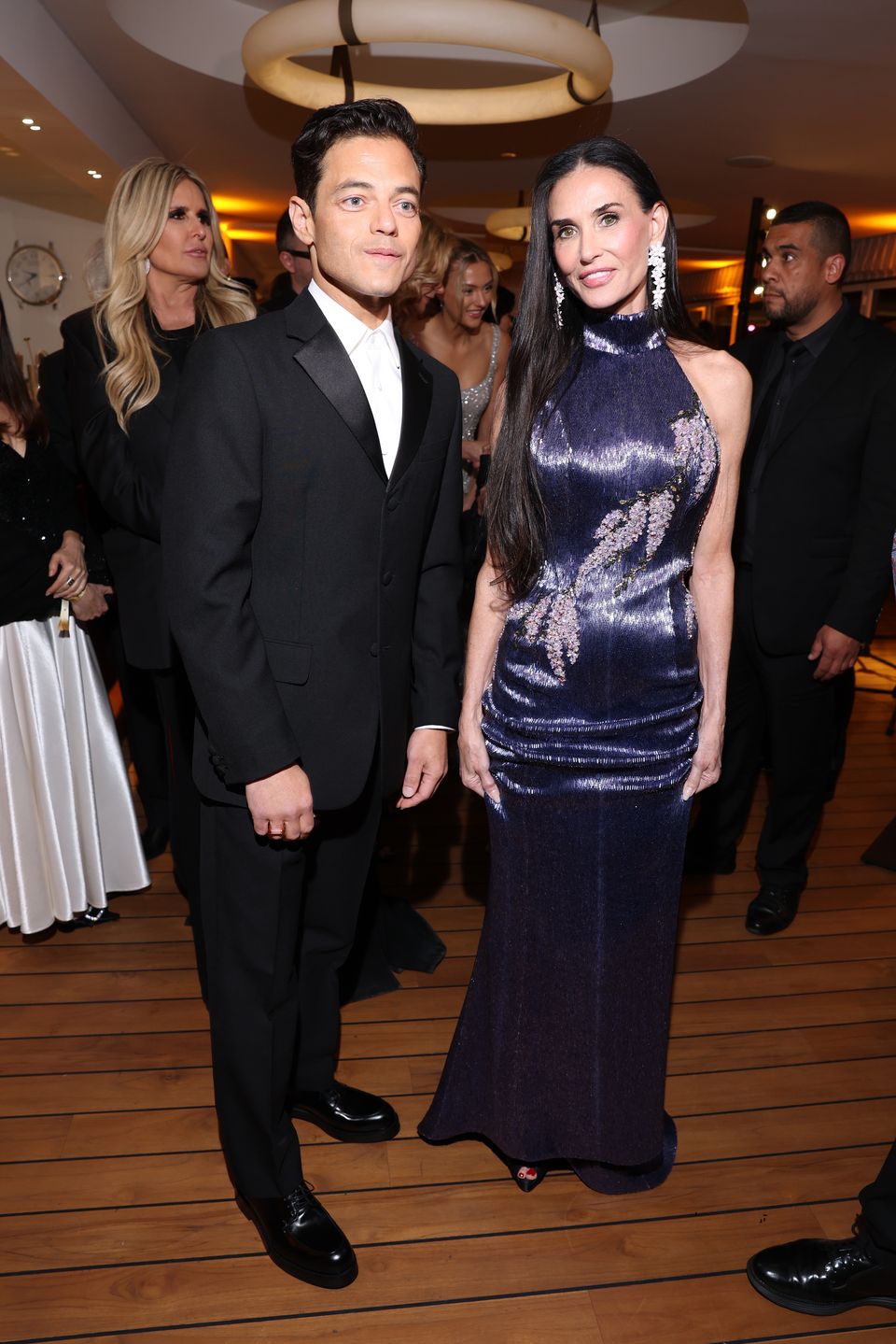 Rami Malek i Demi Moore