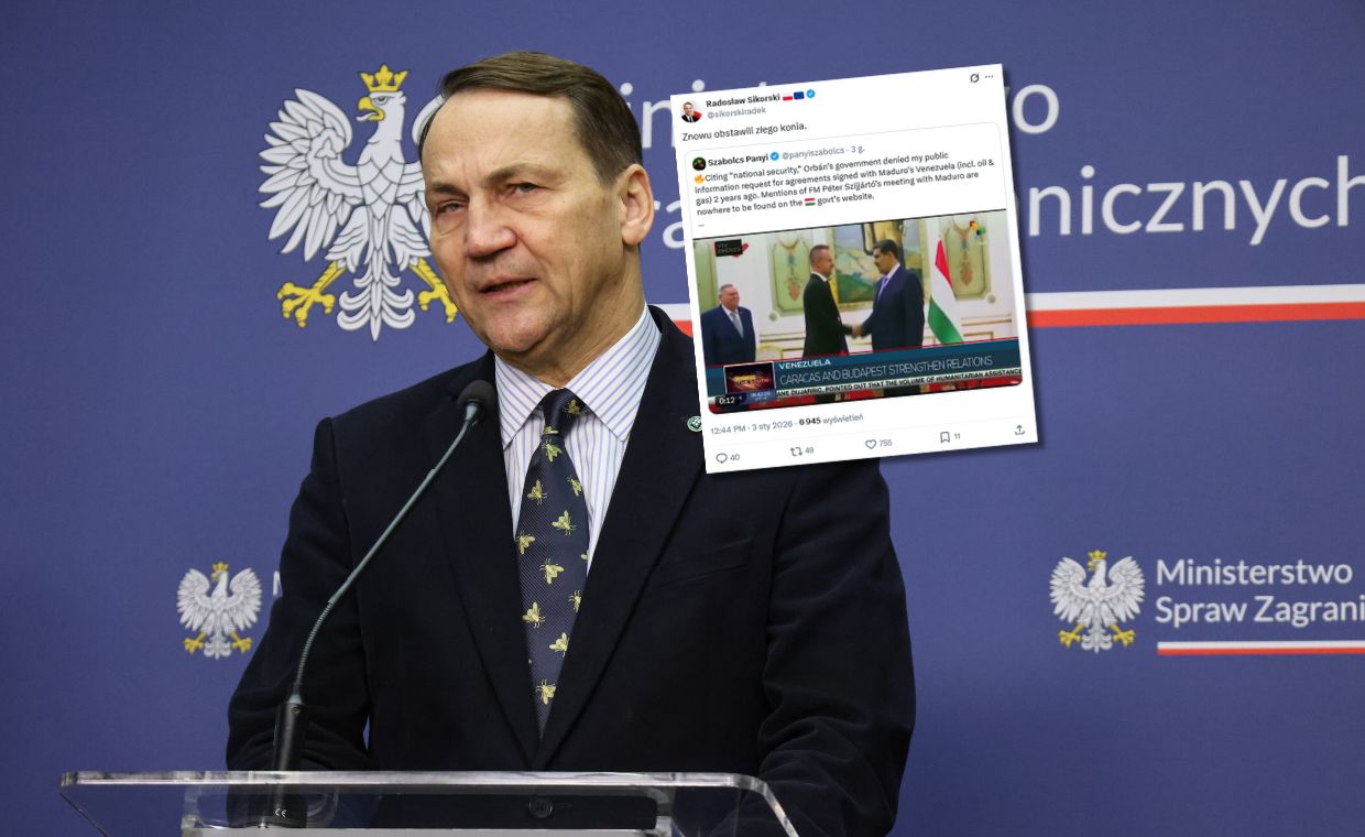 wiadomości,aktualności,WP Wiadomości Sikorski reaguje na atak USA na Wenezuelę. Wbił szpilę innemu krajowi