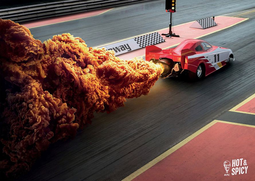 Ogniste kawałki kurczaka z KFC reklamują się same! 2
