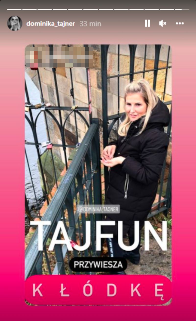 Dominika Tajner wybrała się z nowym partnerem do Pragi 