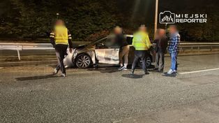 Warszawa: Zderzenie czterech pojazdów na Wisłostradzie