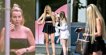 Marianna Schreiber z torebką Louis Vuitton (?) wybrała się na przedłużanie włosów