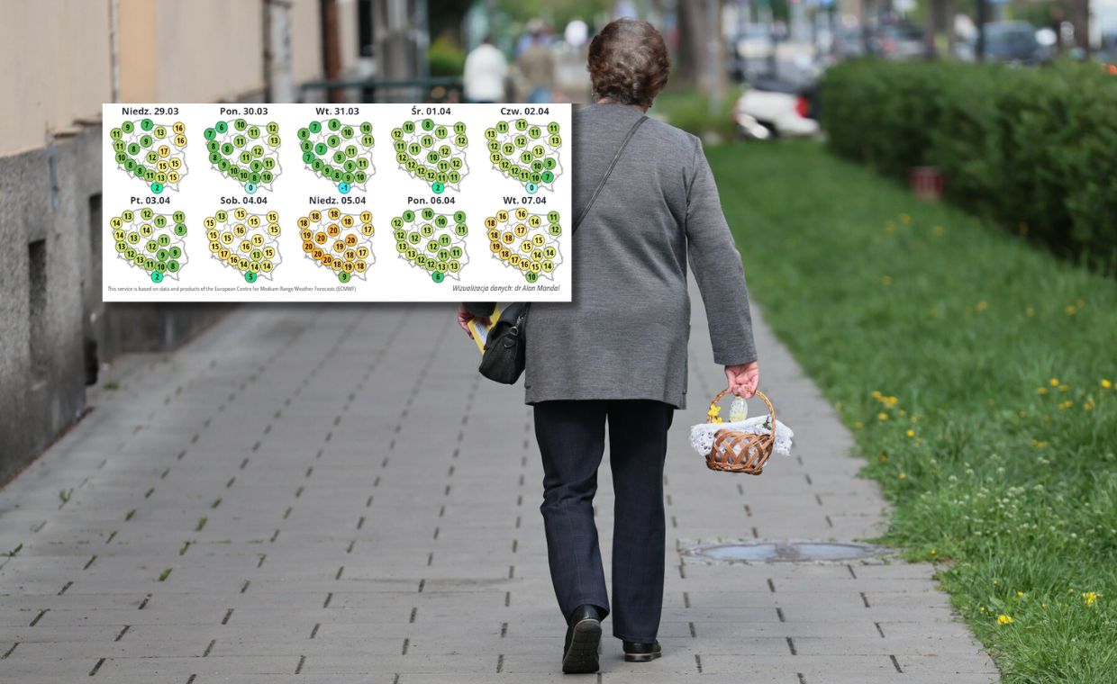 Prognoza pogody na Wielkanoc. Antycyklon uderzy w Polskę