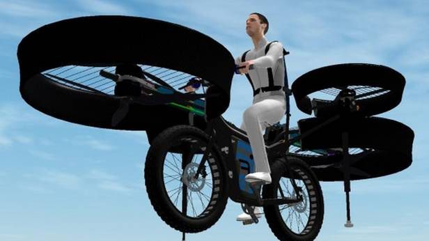 Czescy konstruktorzy mają fantazję. Chcą zbudować FBike - latający rower 1