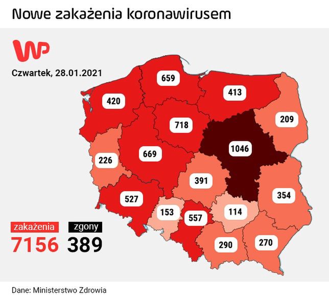 Koronawirus w Polsce. Najnowsze dane 