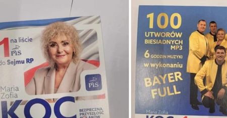 Płyta Bayer Full. Tak promuje się "jedynka" PiS-u
