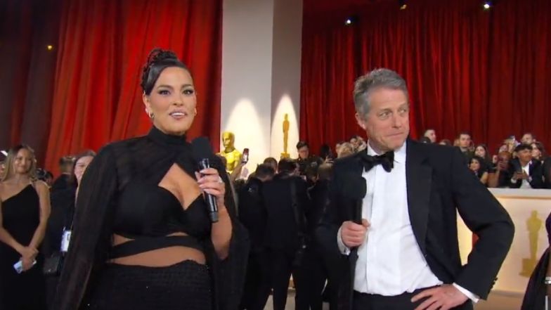 Oscary 2023. Hugh Grant w ogniu krytyki za zachowanie podczas wywiadu