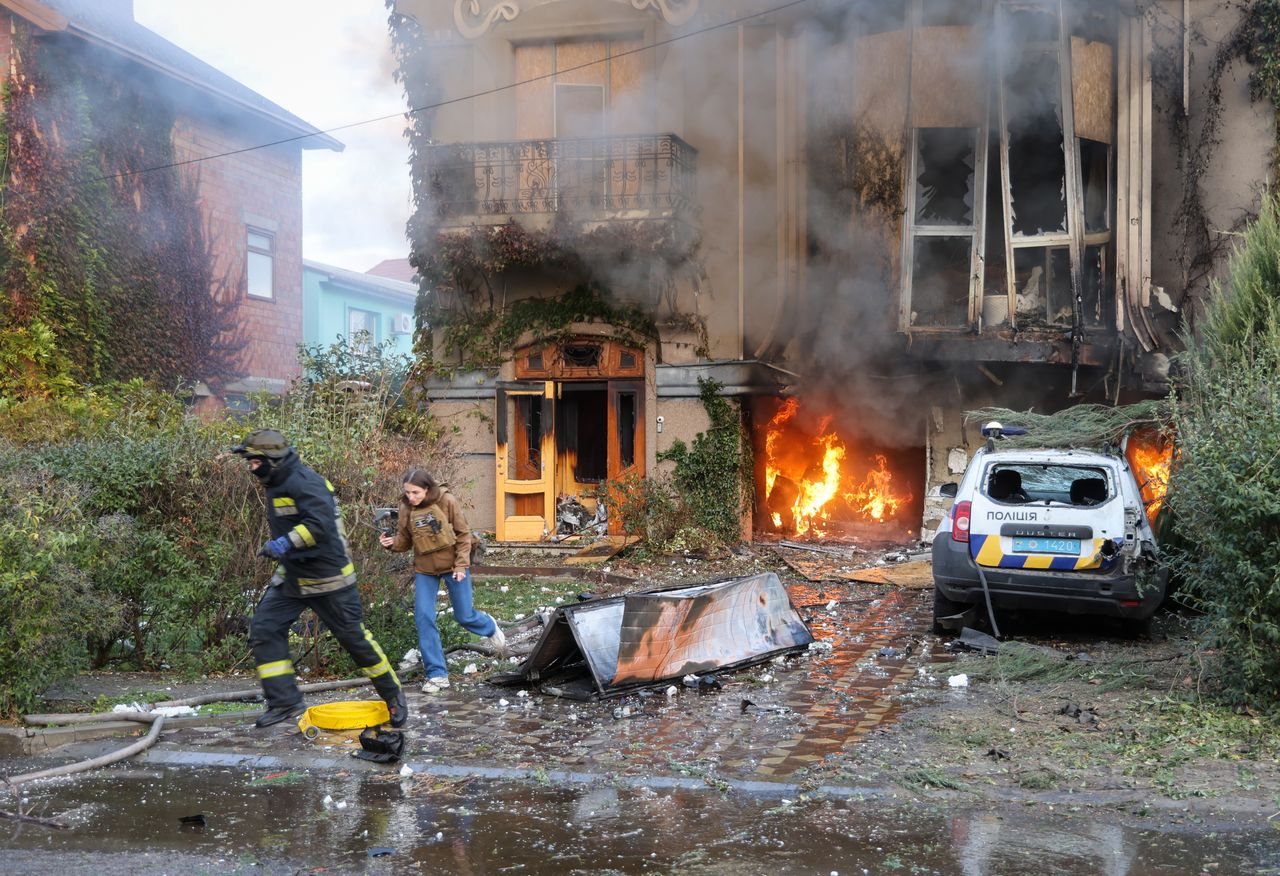 Chersoń pod ostrzałem. 18 bomb spadło na miasto, są ofiary i ranni