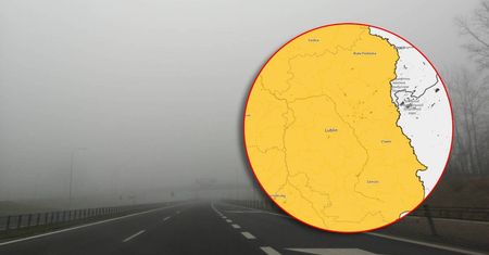 Cała Lubelszczyzna na żółto. IMGW ostrzega. Szczególnie muszą uważać kierowcy!
