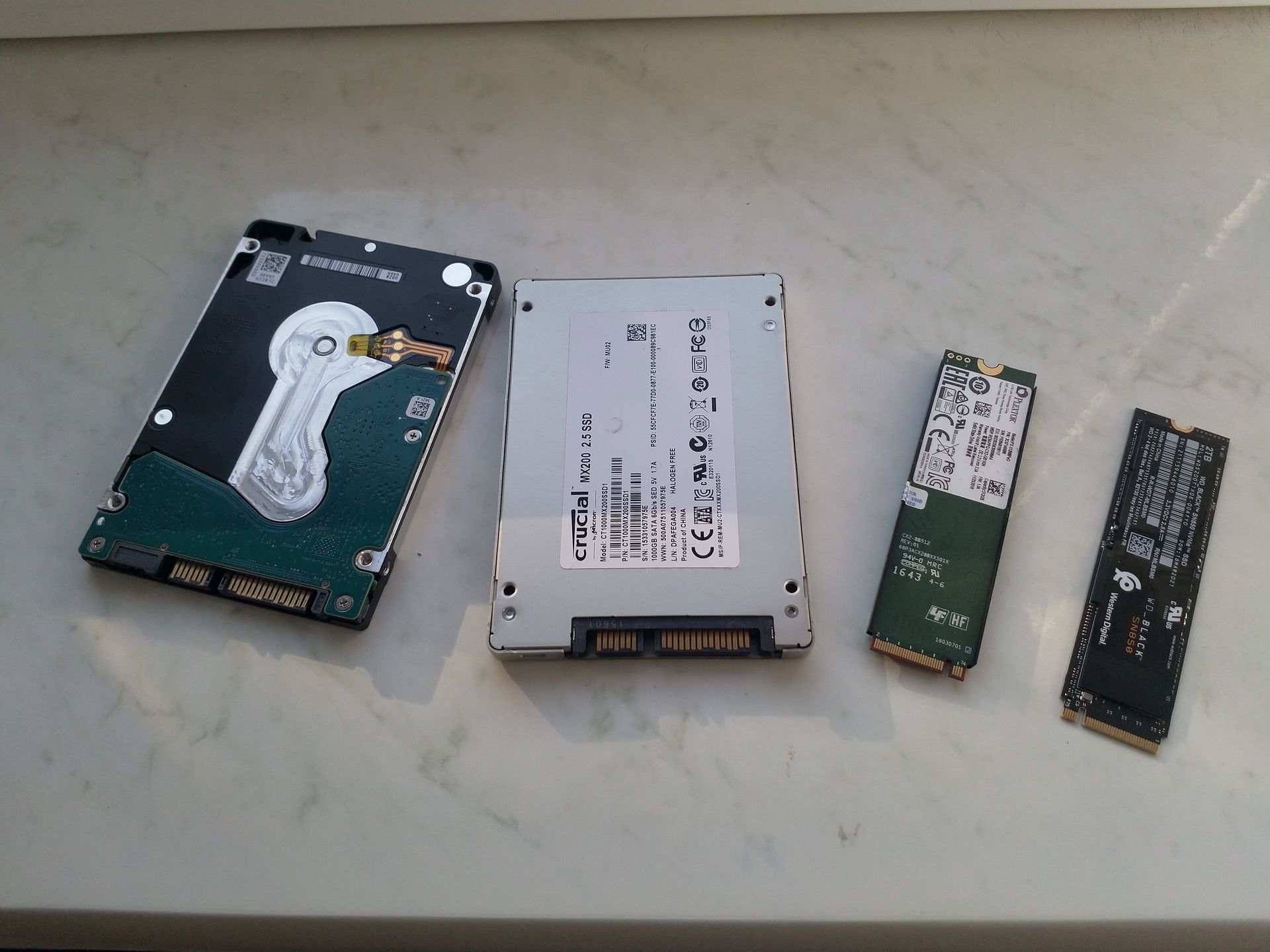 Od HDD po SSD na SATA po SSD na M.2.