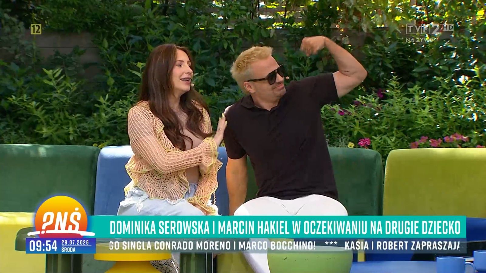 Marcin Hakiel i Dominika Serowska w "Pytaniu na Śniadanie"