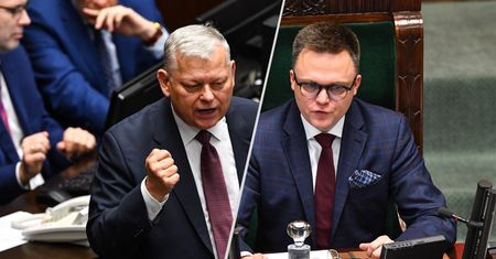 Zaatakował z mównicy Hołownię. Jest reakcja marszałka