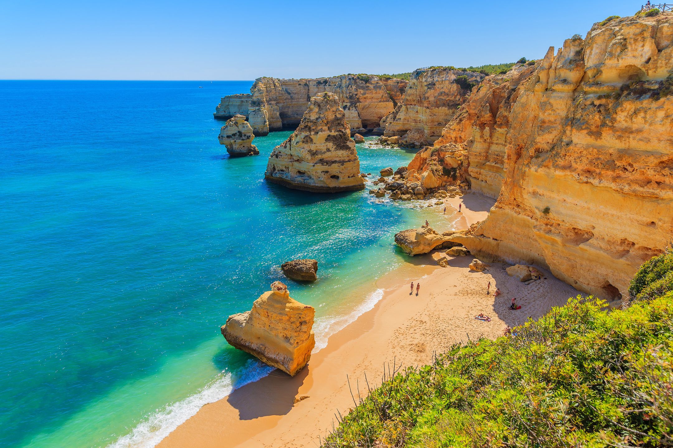 Plaża Marinha w pobliżu Carvoeiro 