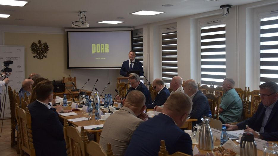 Konferencja prasowa pt. Modernizacja kluczowej linii kolejowej nr 356: Wspólnie dla rozwoju regionu Poznań - Wągrowiec - Gołańcz - Gołańcz 21 lipca 2025 
