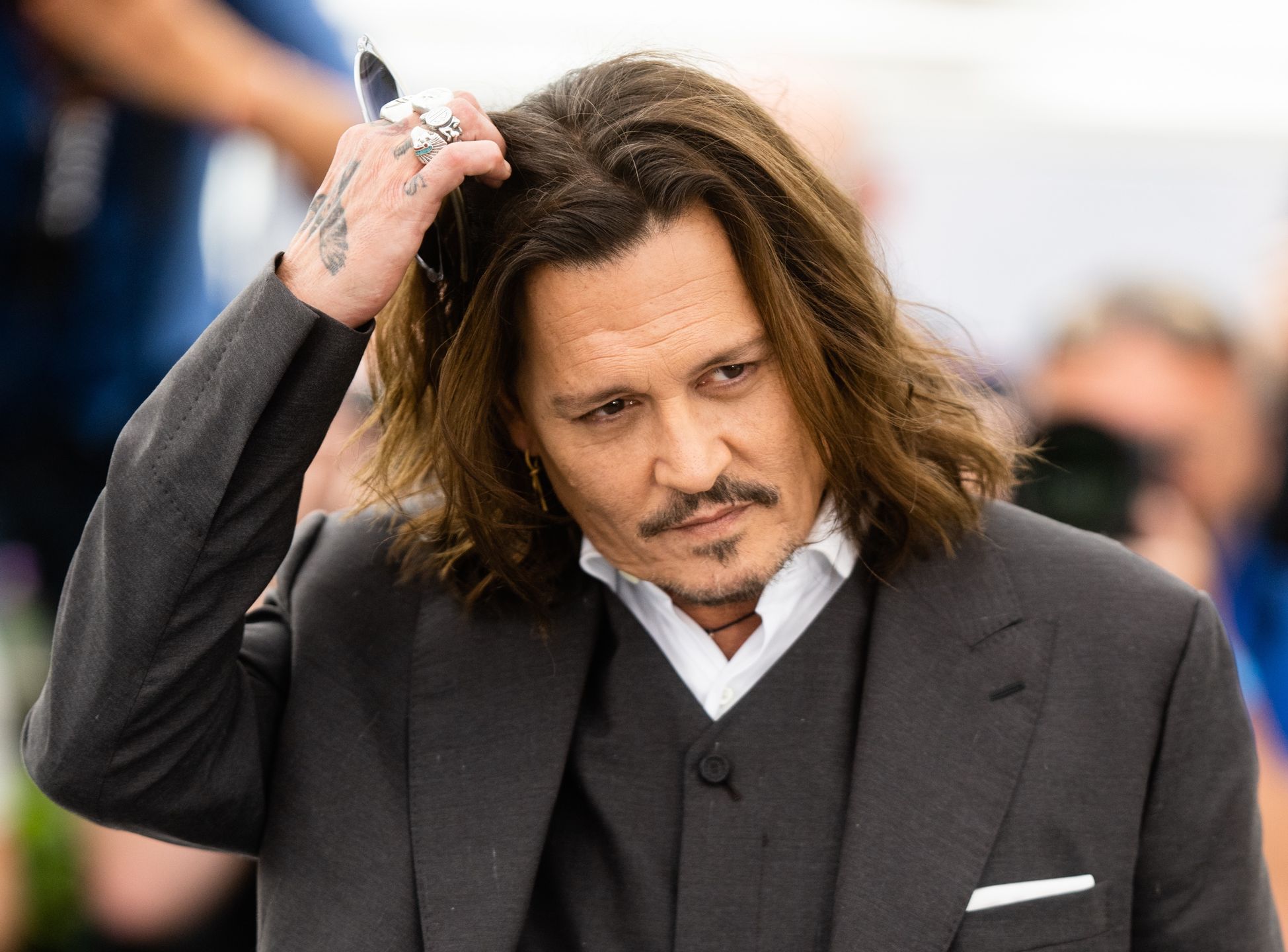 Johnny Depp promuje film w Cannes