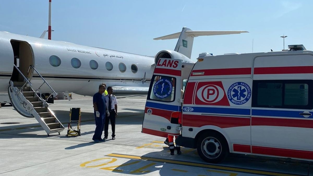 Pacjent poleciał do Arabii Saudyjskiej po wypadku w Polsce