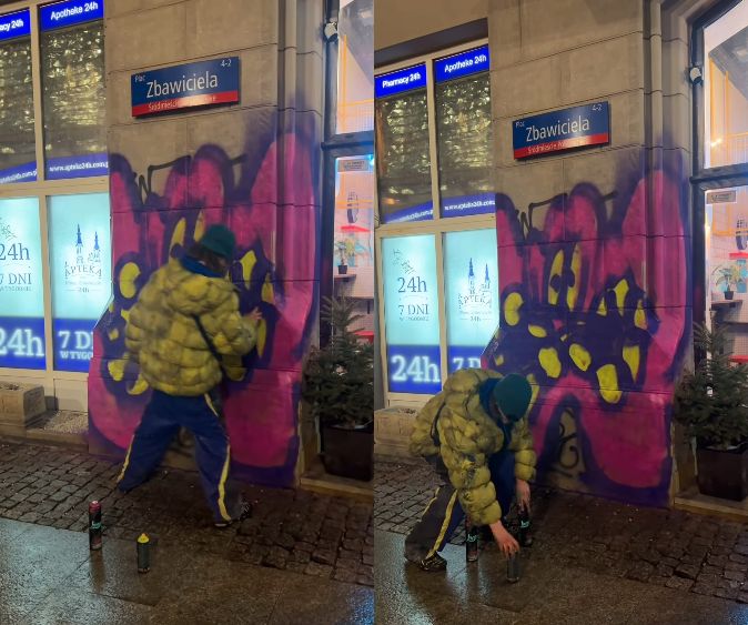 Tomasz Kammel nagrał "domorosłego artystę" w Warszawie