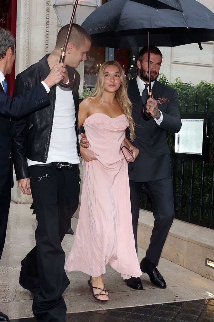 David Beckham, Romeo Beckham i Harper Beckham