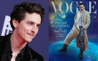Kontrowersje wokół "galaktycznej" okładki "Vogue'a" z Timothée Chalametem: "Prima aprilis było W KWIETNIU" (FOTO)