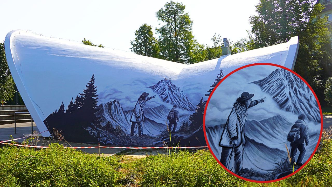 Nowy mural w Zakopanem – 150 lat tradycji Przewodników Tatrzańskich