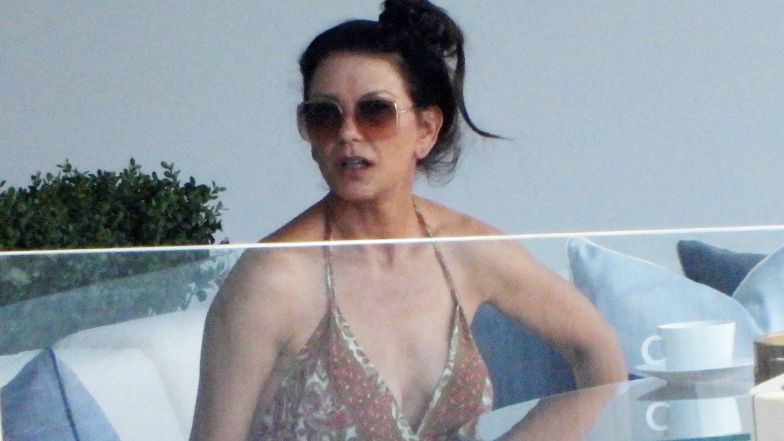 Catherine Zeta-Jones i Michael Douglas relaksują się na jachcie w Portofino